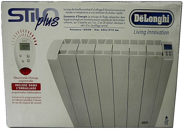 boitier de commande ARES V.5 blanc radiateur delonghi